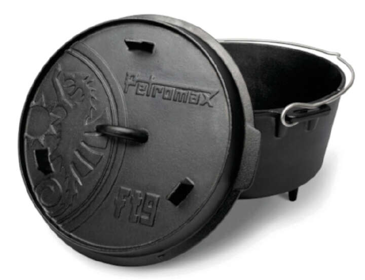 Petromax Feuertopf ft 9 mit Füßen 36,5 x 23,5 x 33 cm